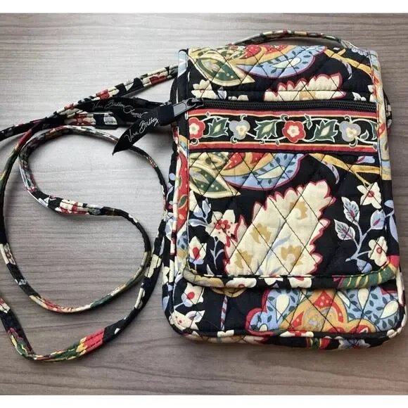 Vera Bradley Mini Hipster Crossbody Purse. Versailles Pattern Retired - Picture 2 of 9